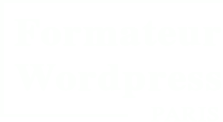 logo formateur wordpress Paris